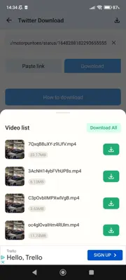 AhaSave Downloader android App screenshot 4